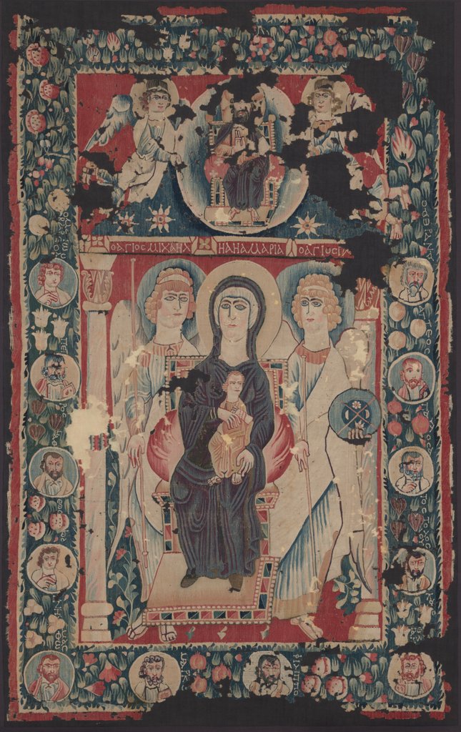 Detail of Icon of the Virgin and Child, 500s by Unknown