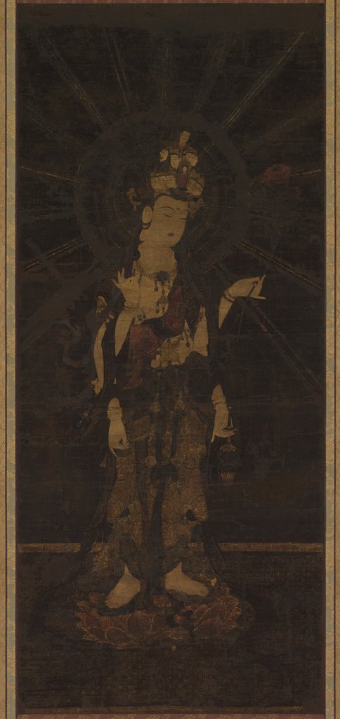 Detail of Eleven-Headed Deity of Compassion, 13th century by Unknown