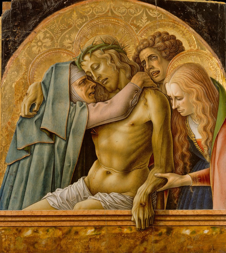 Detail of Pietà, 1476 by Carlo Crivelli