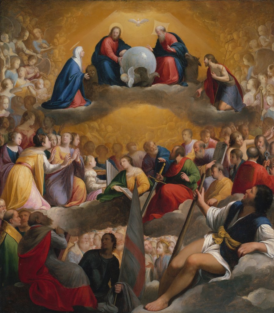 Detail of Paradise, ca. 1598 by Carlo Saraceni