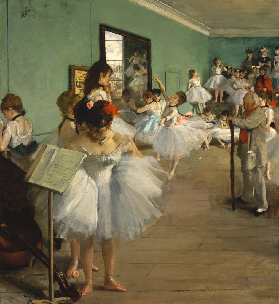 Detail of The Dance Class, 1874 by Edgar Degas