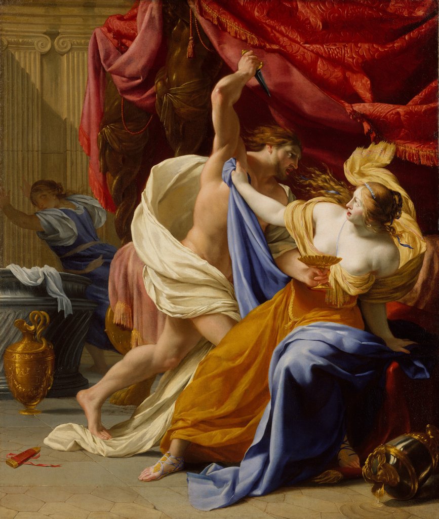 Detail of The Rape of Tamar, probably ca. 1640 by Eustache Le Sueur