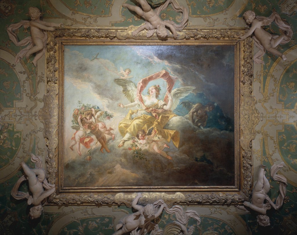 Detail of Dawn by Gaspare Diziani