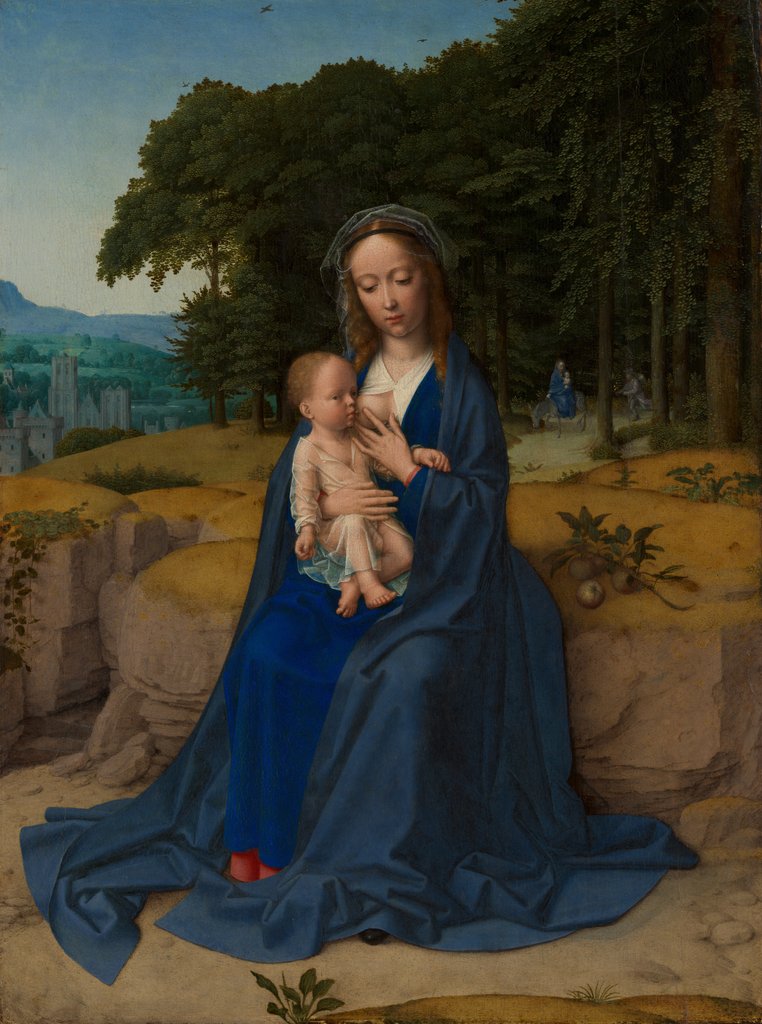Detail of The Rest on the Flight into Egypt, ca. 1512-15 by Gerard David