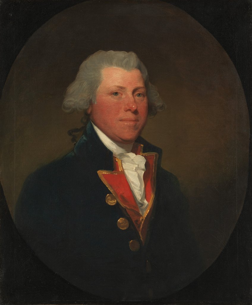 Detail of James DeLancey, ca. 1785 by Gilbert Stuart