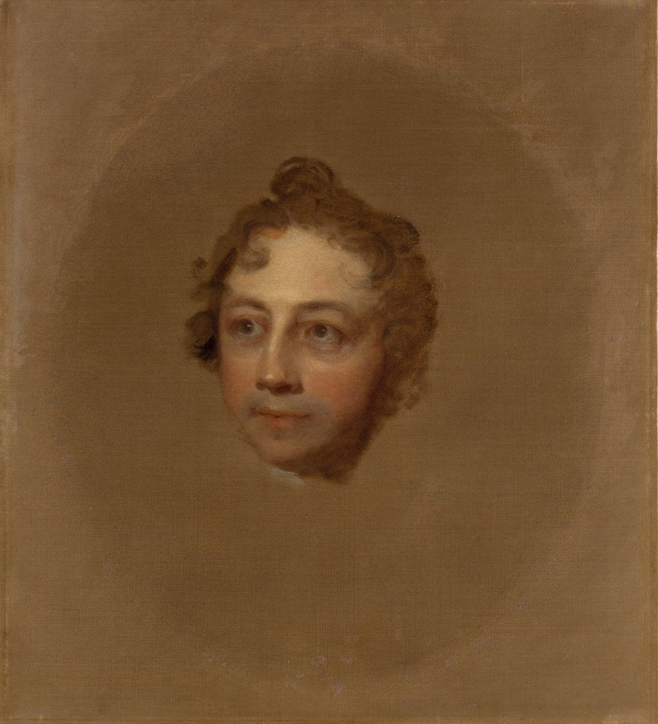 Detail of Washington Allston, ca. 1819-20 by Gilbert Stuart