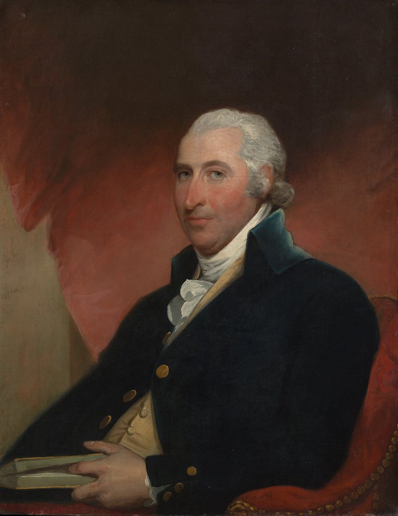 Detail of John Shaw, 1793 by Gilbert Stuart