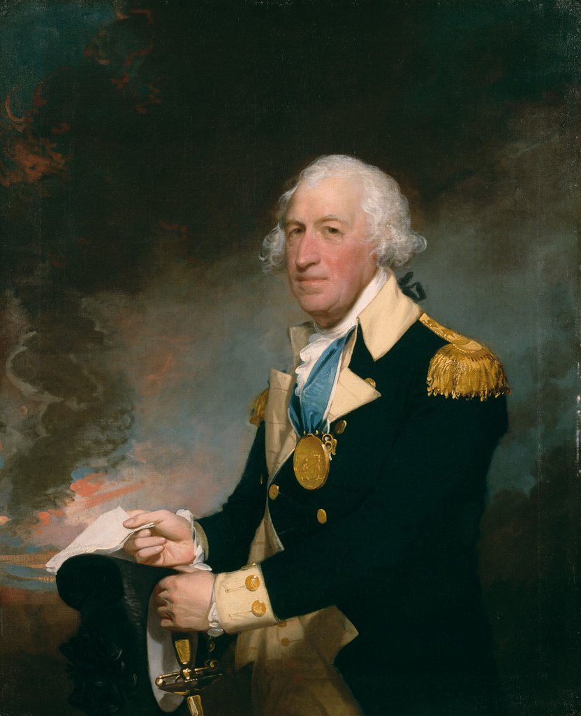 Detail of Horatio Gates, ca. 1793-94 by Gilbert Stuart