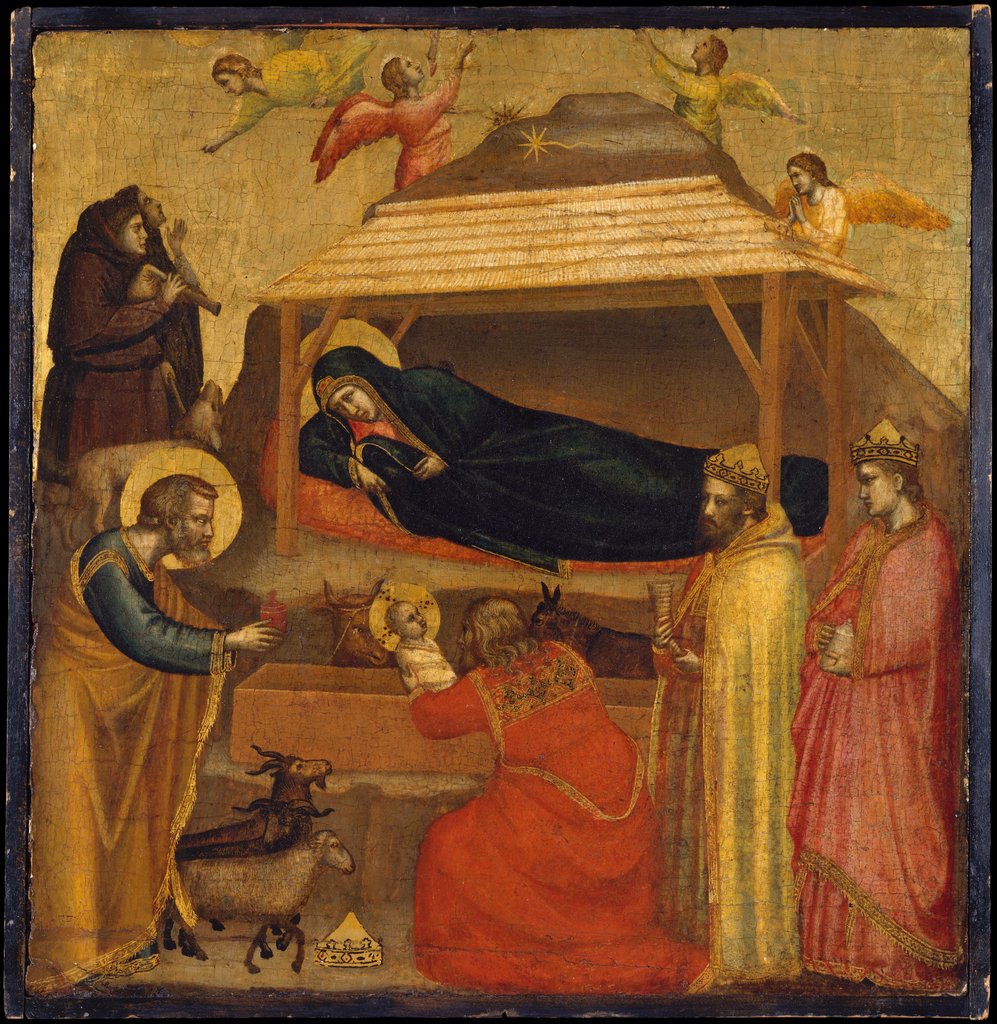 Detail of The Adoration of the Magi, possibly ca. 1320 by Giotto