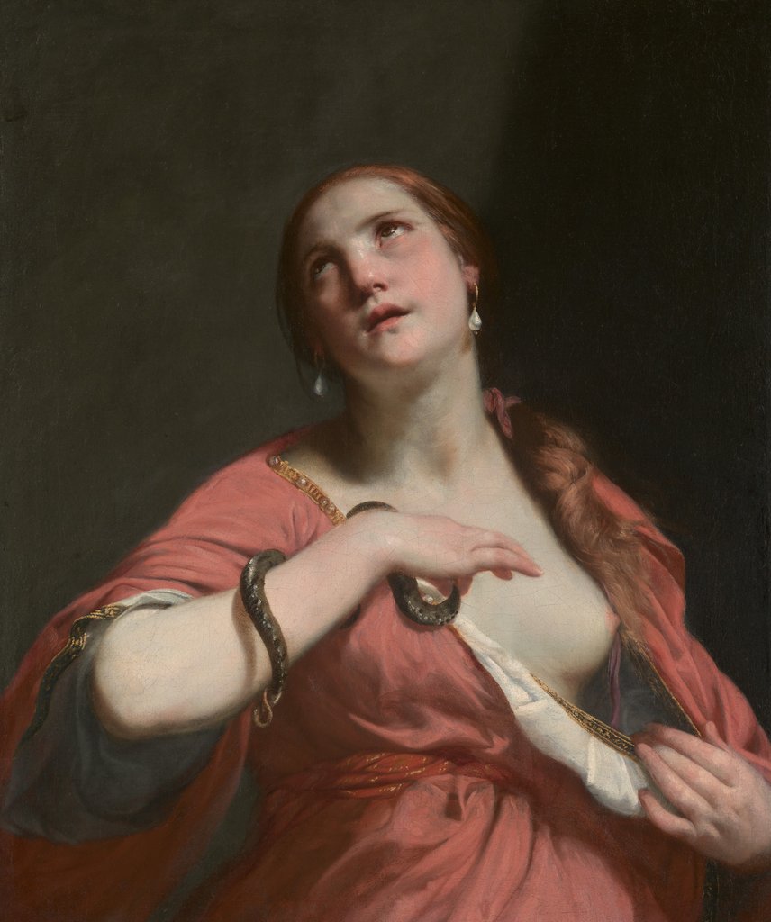 Detail of The Death of Cleopatra, ca. 1645-55 by Guido Cagnacci