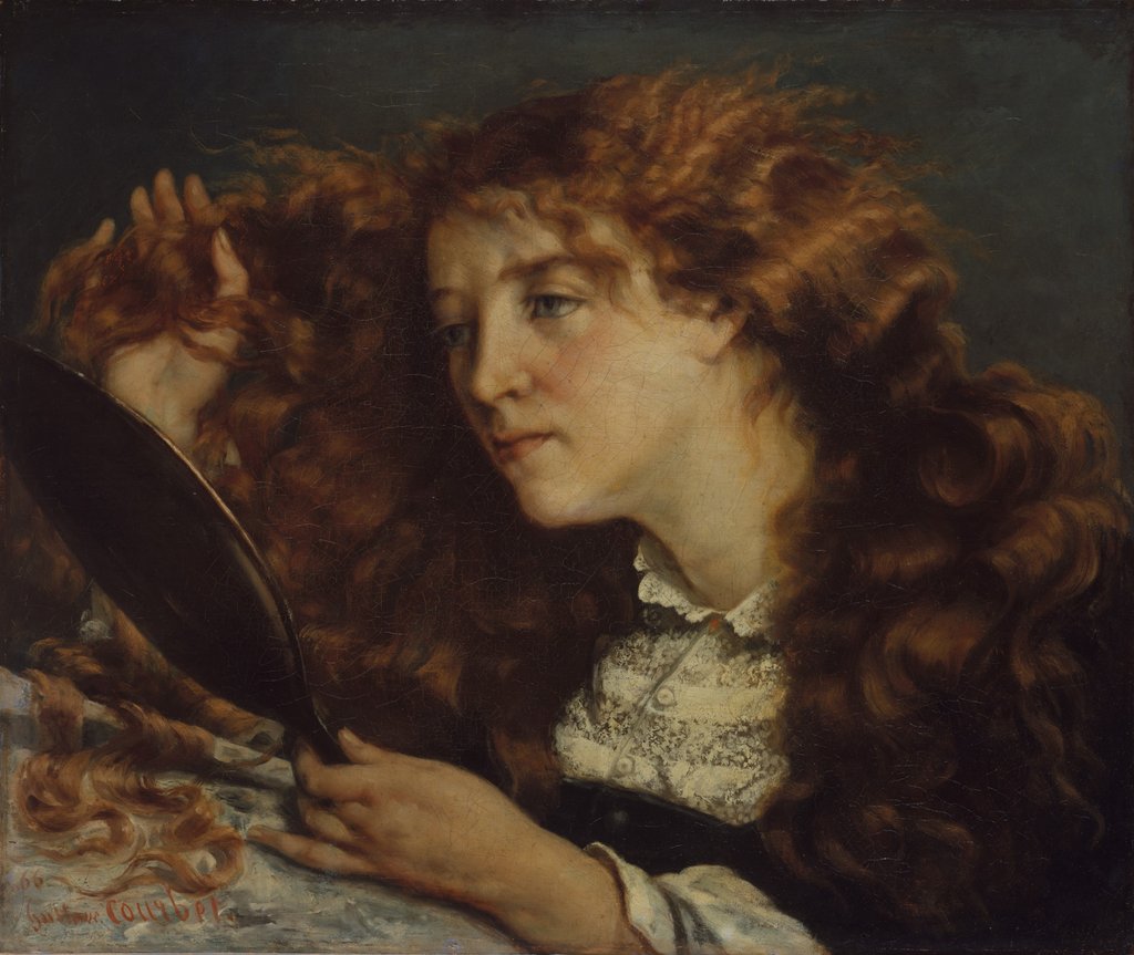 Detail of Jo, La Belle Irlandaise, 1865-66 by Gustave Courbet