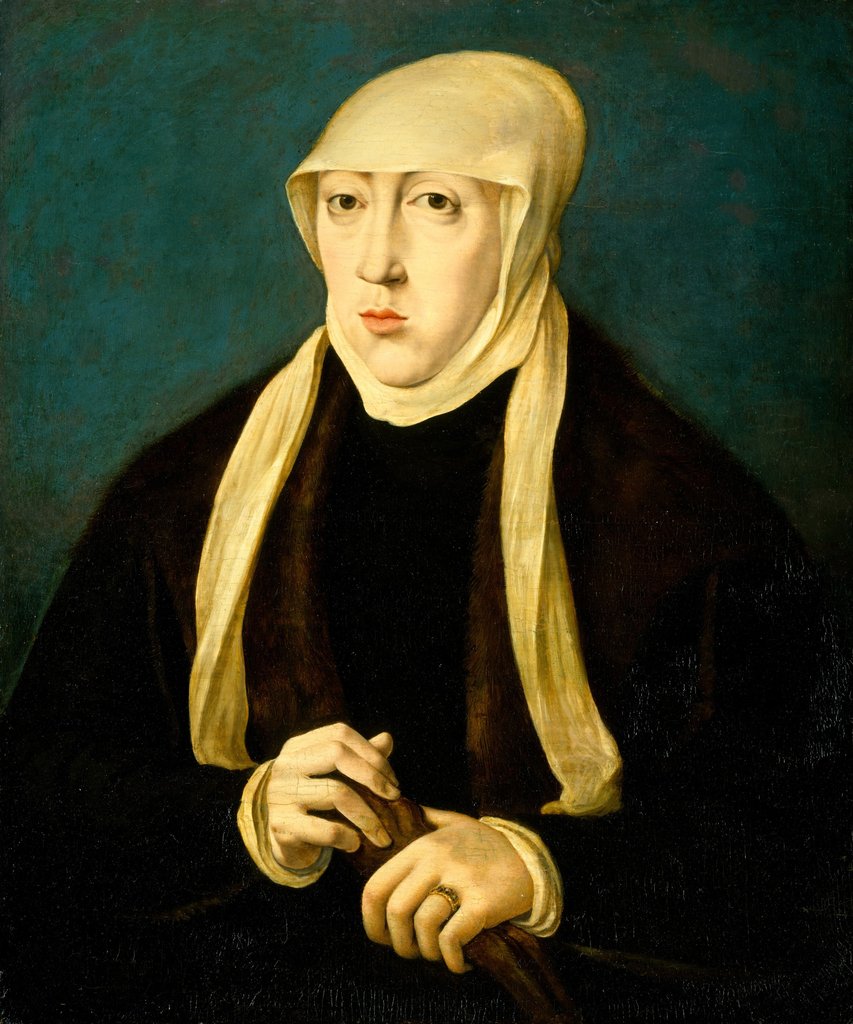 Detail of Mary, Queen of Hungary by Unknown