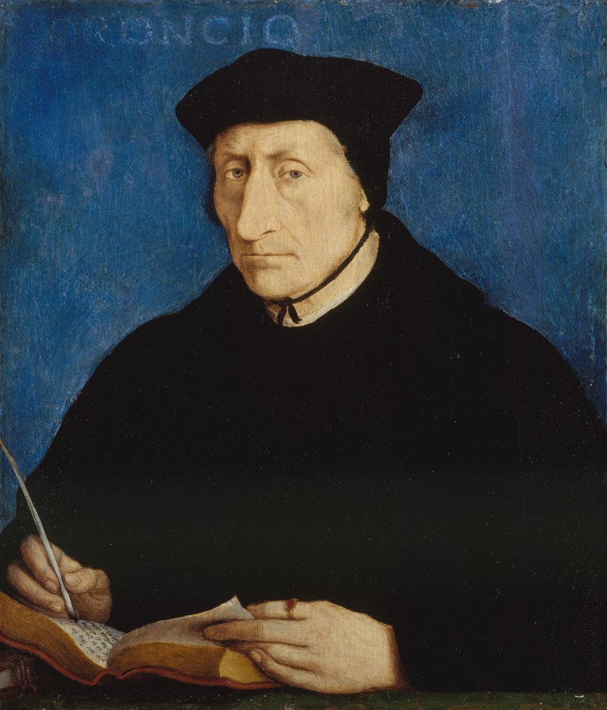 Detail of Guillaume Budé, ca. 1536 by Jean Clouet