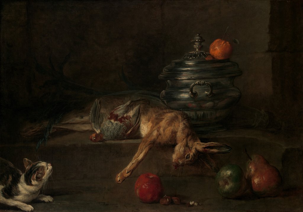 Detail of The Silver Tureen, ca. 1728-30 by Jean-Simeon Chardin