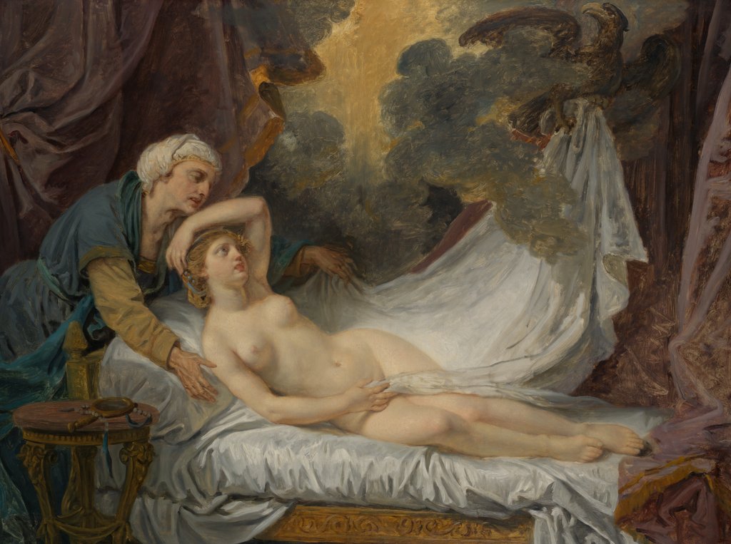 Detail of Aegina Visited by Jupiter, ca. 1767-69 by Jean-Baptiste Greuze