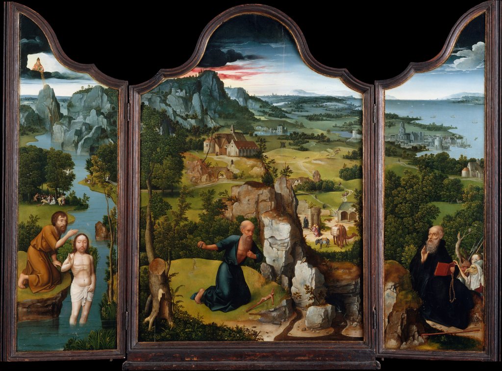 Detail of The Penitence of Saint Jerome, ca. 1512-15 by Joachim Patinir