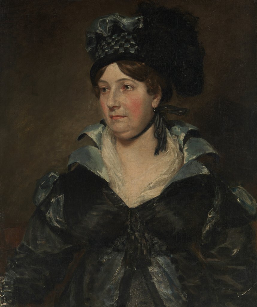 Detail of Mrs. James Pulham Sr., 1818 by John Constable