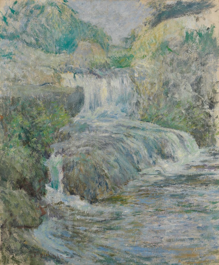 Detail of Waterfall, ca. 1889-91 by John Henry Twachtman