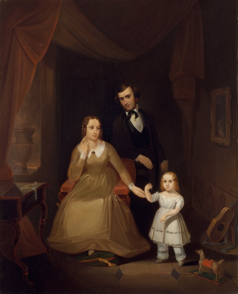 Detail of The Williamson Family, ca. 1841-42 by John Mix Stanley