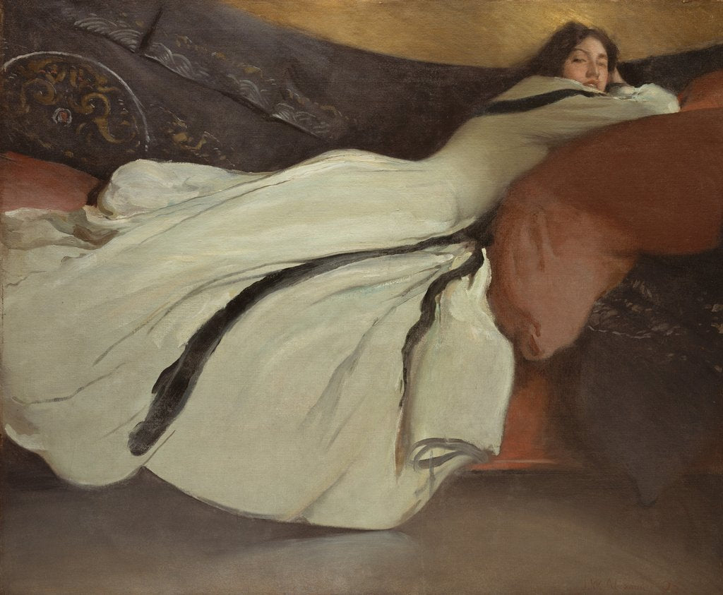Detail of Repose, 1895 by John White Alexander