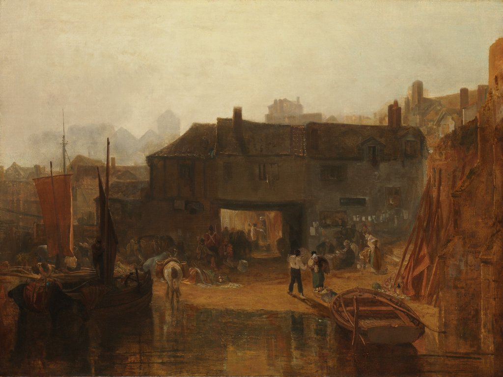 Detail of Saltash with the Water Ferry, Cornwall, 1811 by JMW Turner