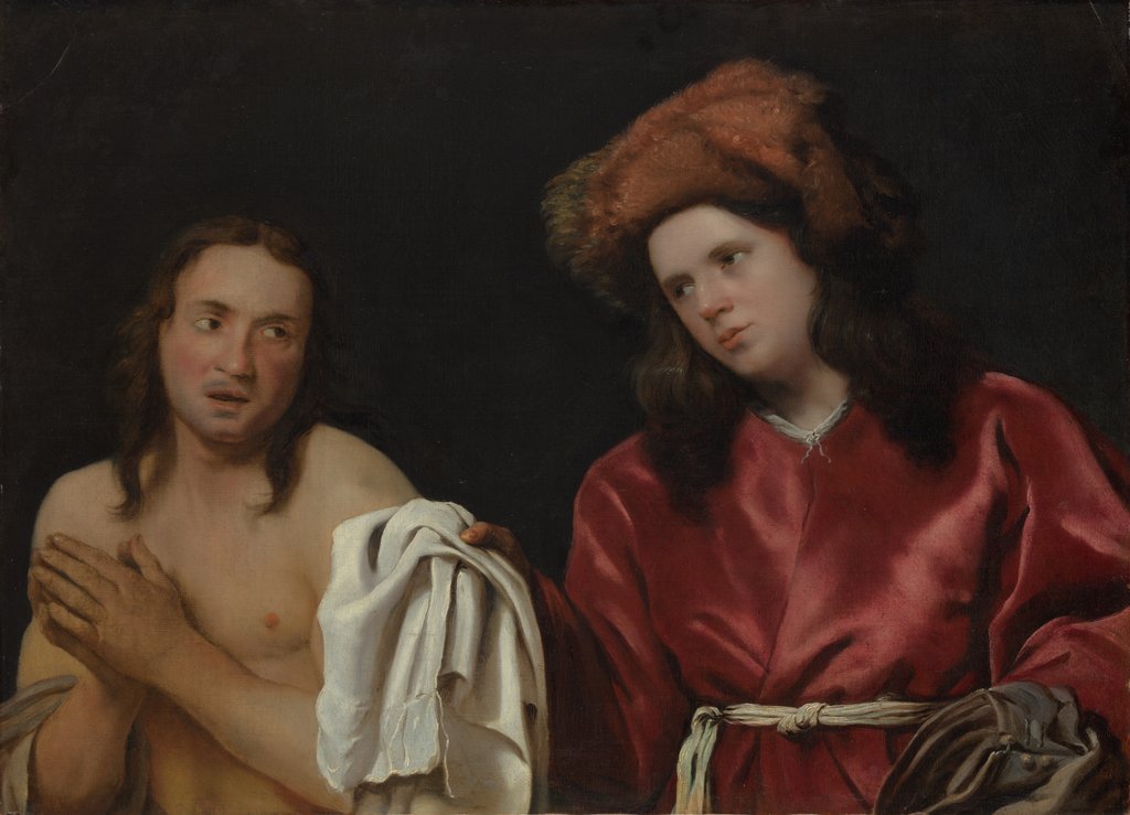 Detail of Clothing the Naked, ca. 1661 by Michiel Sweerts