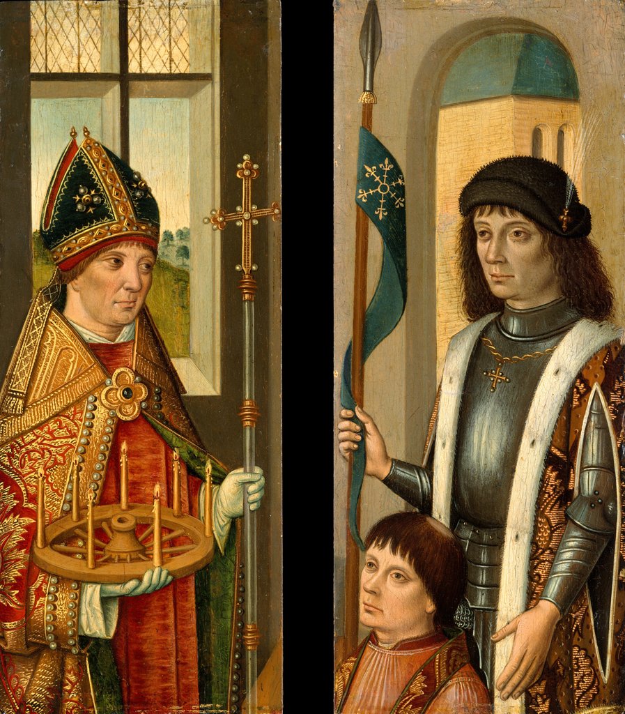 Detail of Saint Donatian; Saint Victor Presenting a Donor by Unknown