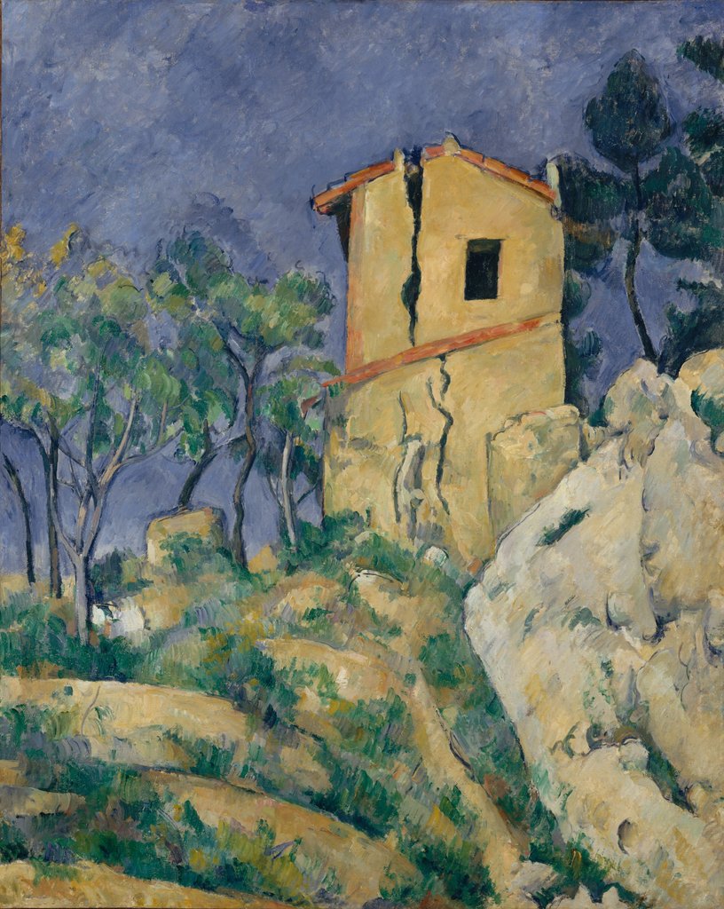 The House with the Cracked Walls, 1892-94 by Paul Cezanne
