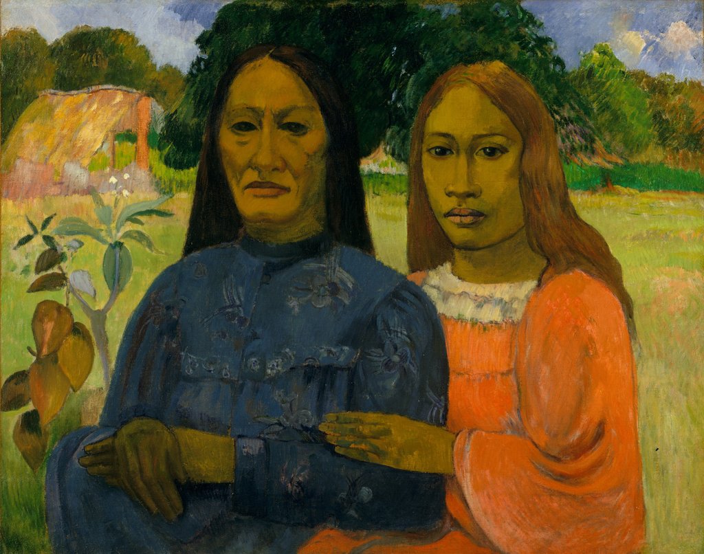 Detail of Two Women, 1901 or 1902 by Paul Gauguin