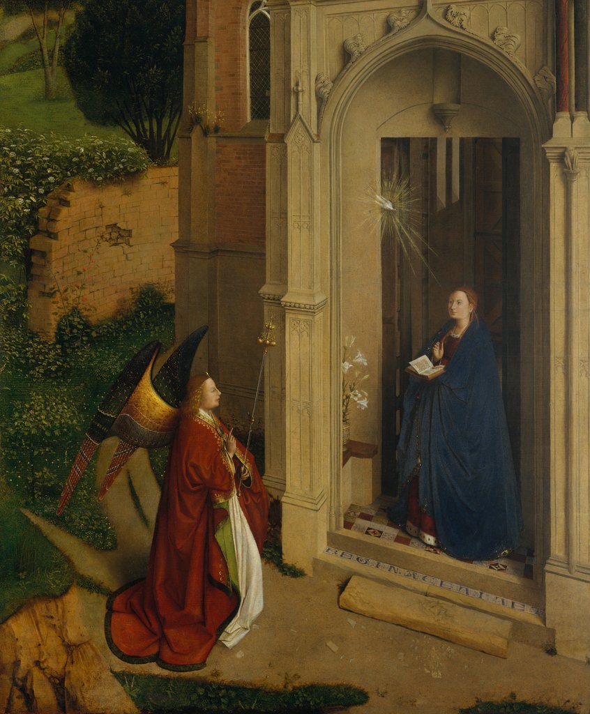 Detail of The Annunciation, ca. 1450 by Petrus Christus