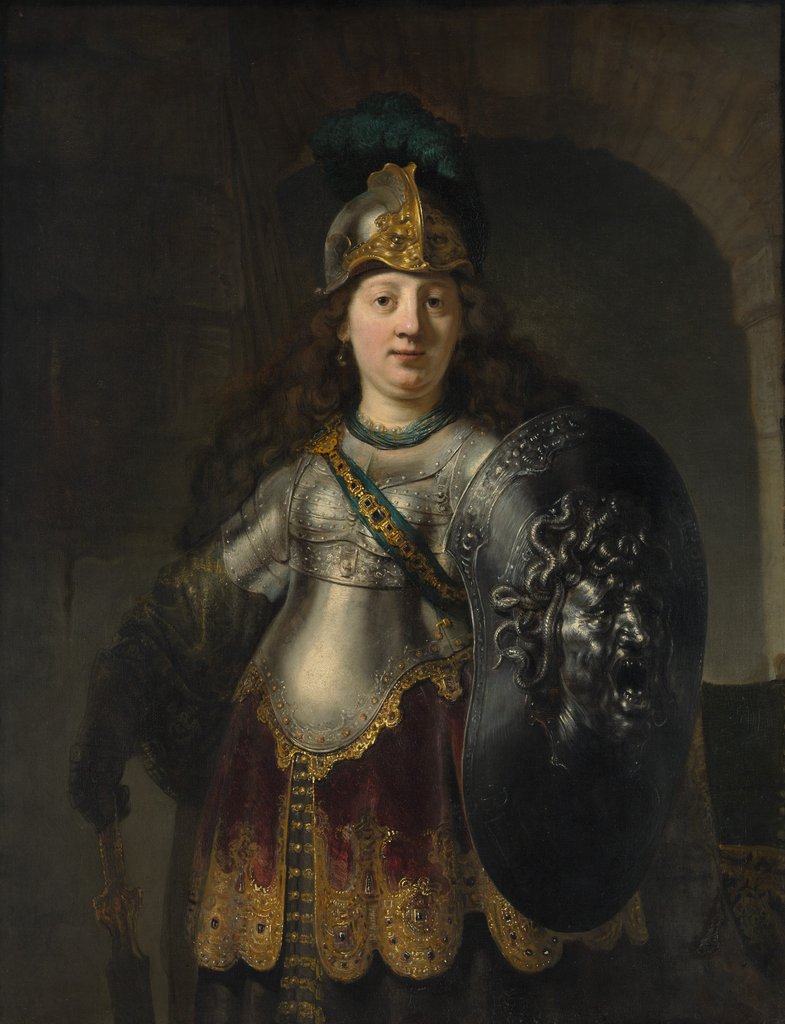 Detail of Bellona, 1633 by Rembrandt Harmensz van Rijn