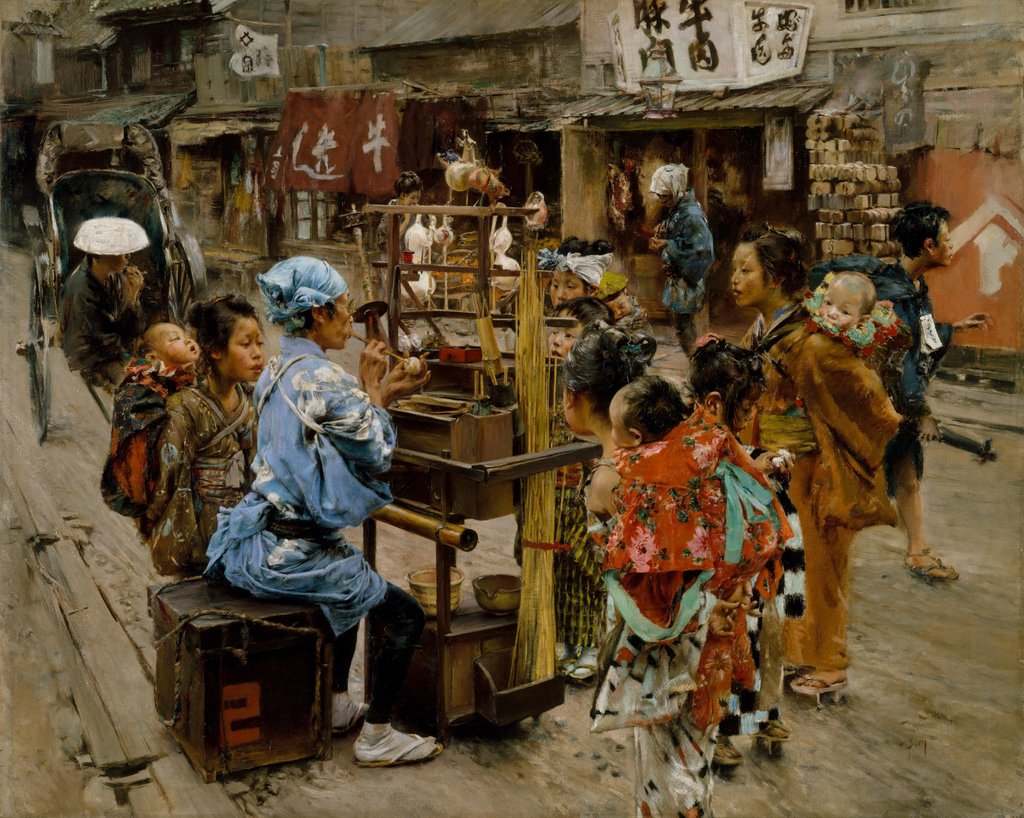 Detail of The Ameya, by 1893 by Robert Frederick Blum