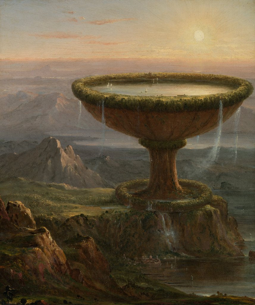 Detail of The Titan's Goblet, 1833 by Thomas Cole