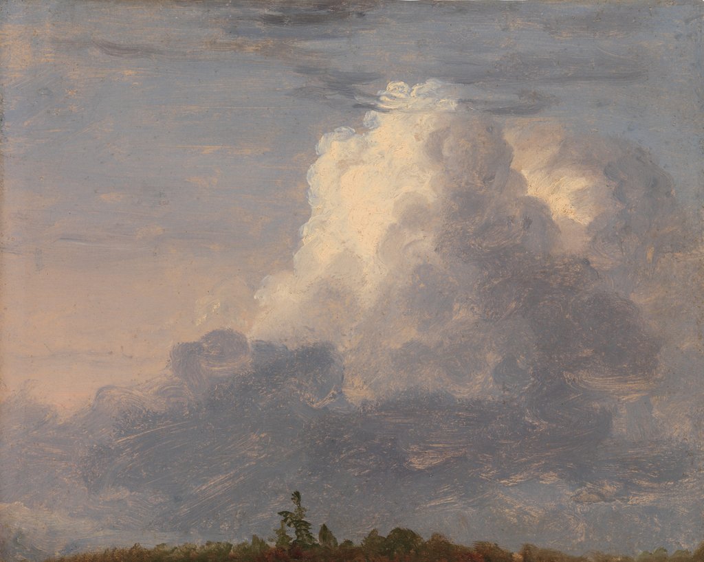 Detail of Clouds, ca. 1838 by Thomas Cole