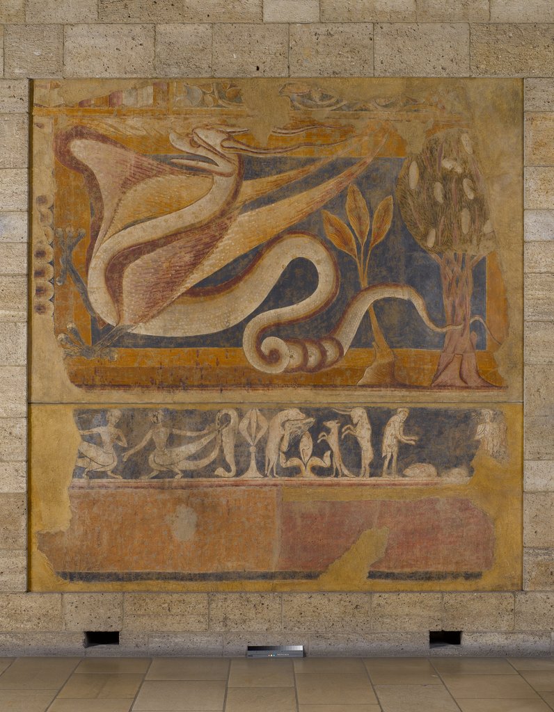 Detail of Dragon, after 1200 by Unknown