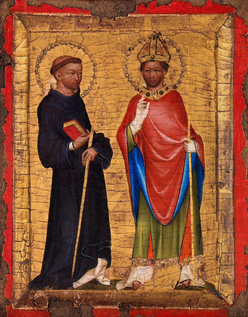 Detail of Saints Procopius and Adalbert, ca. 1340-50 by Unknown