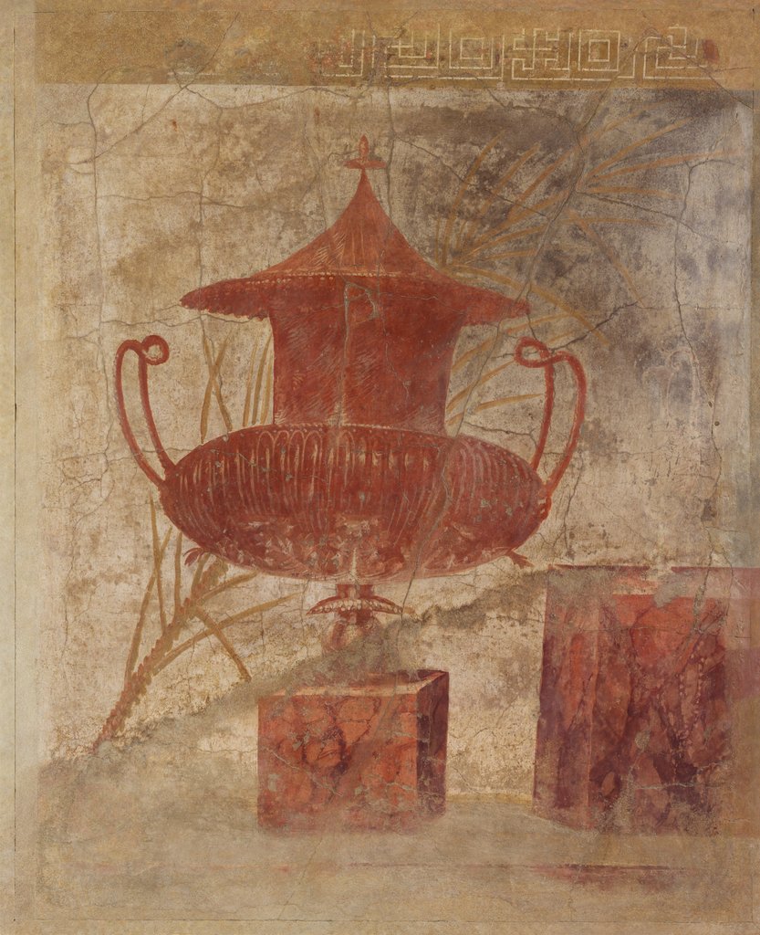 Detail of Wall painting fragment from the peristyle of the Villa of P. Fannius Synistor…, ca. 50-40 B.C by Unknown