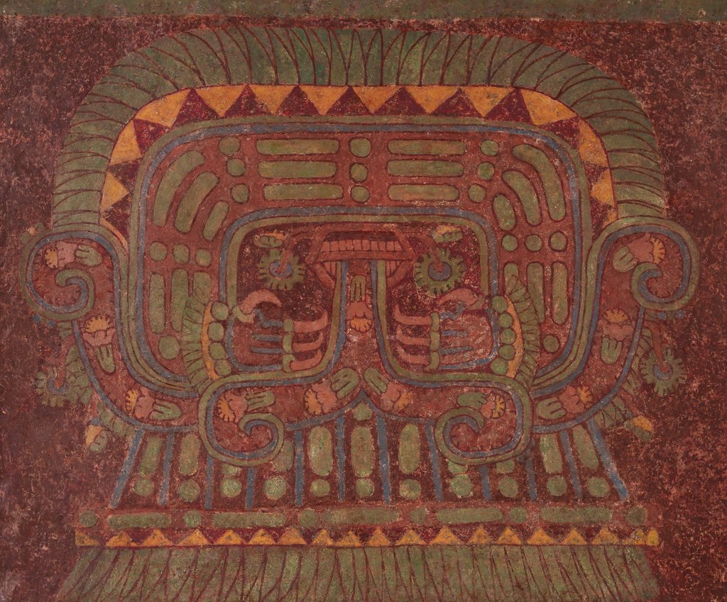 Detail of Wall Painting, A.D. 500-550 by Unknown