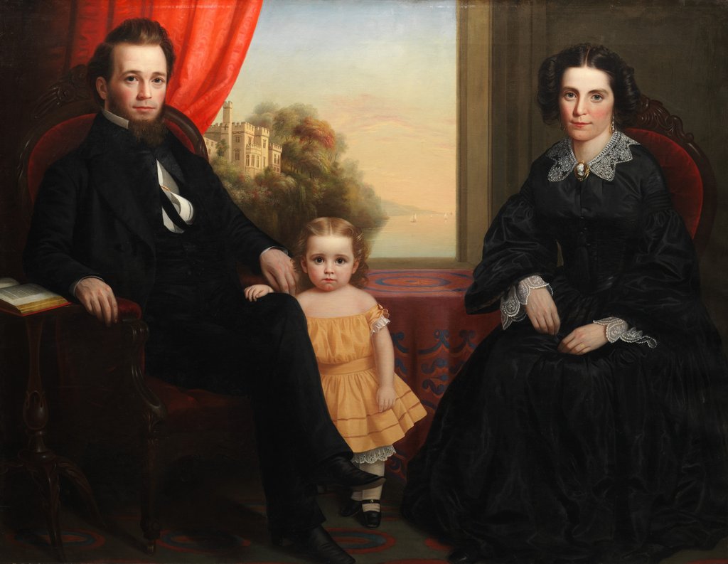 Detail of A Family Group, ca. 1850 by Unknown