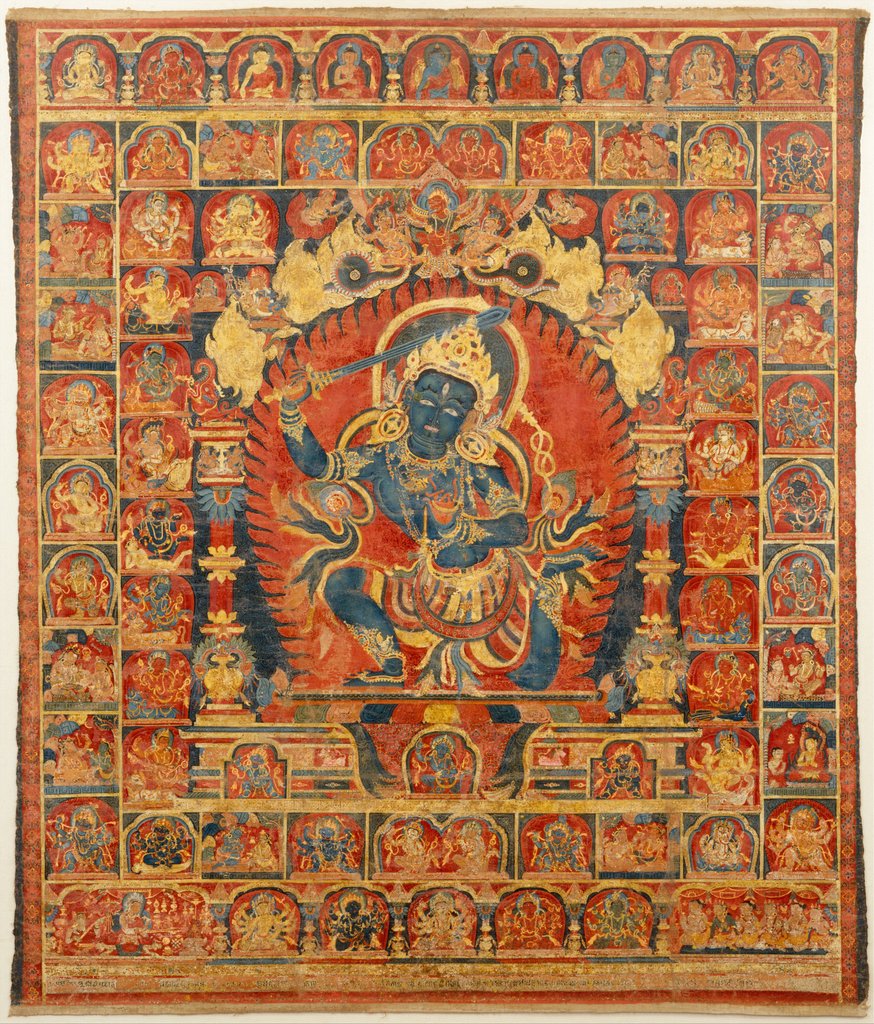 Detail of Acala, The Buddhist Protector, equivalent to February / March 1322 by Unknown