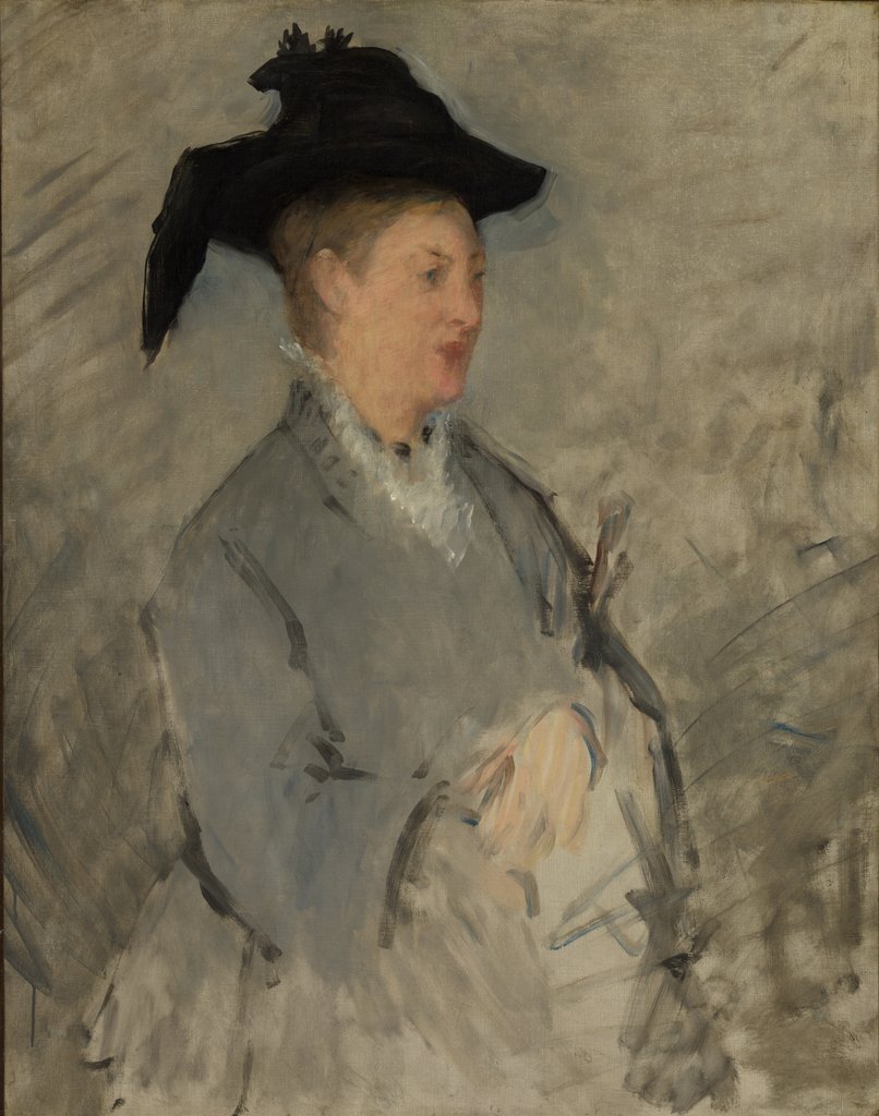 Detail of Madame Édouard Manet, ca. 1873 by Edouard Manet