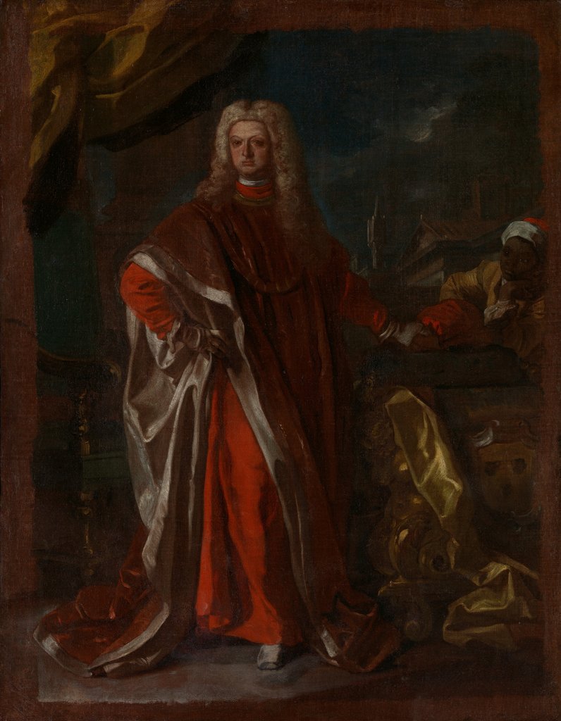 Diego Pignatelli d'Aragona and an Enslaved African Servant, probably 1731 or 1732 by Francesco Solimena