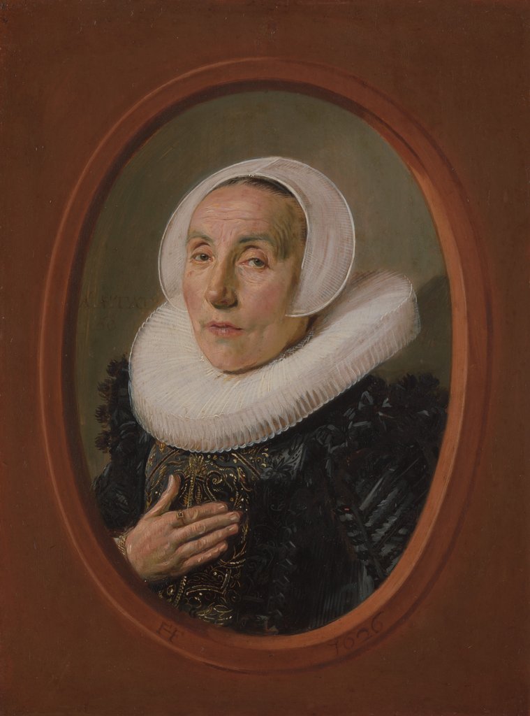 Detail of Anna van der Aar, 1626 by Frans Hals