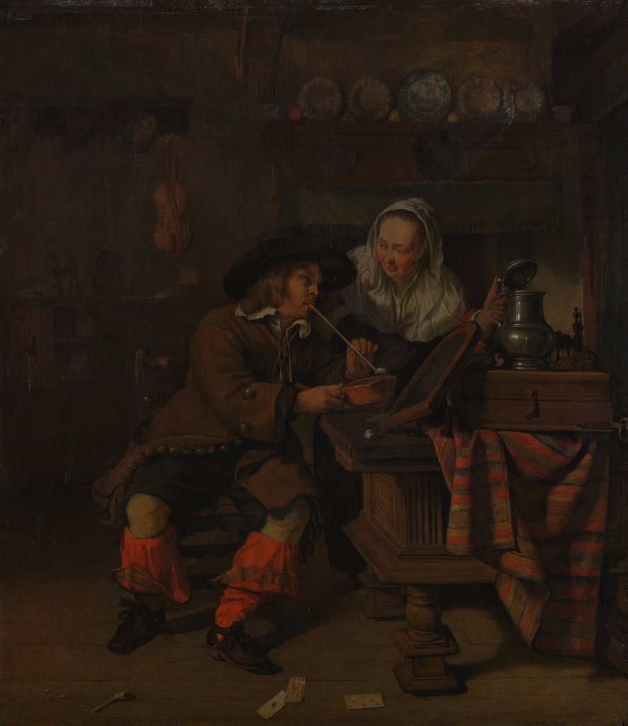Detail of Tavern Scene by Unknown