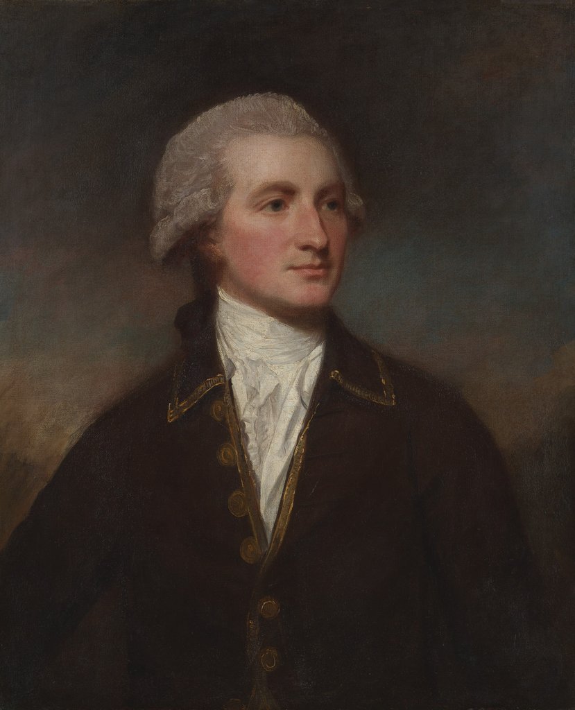 Detail of Portrait of a Man by George Romney