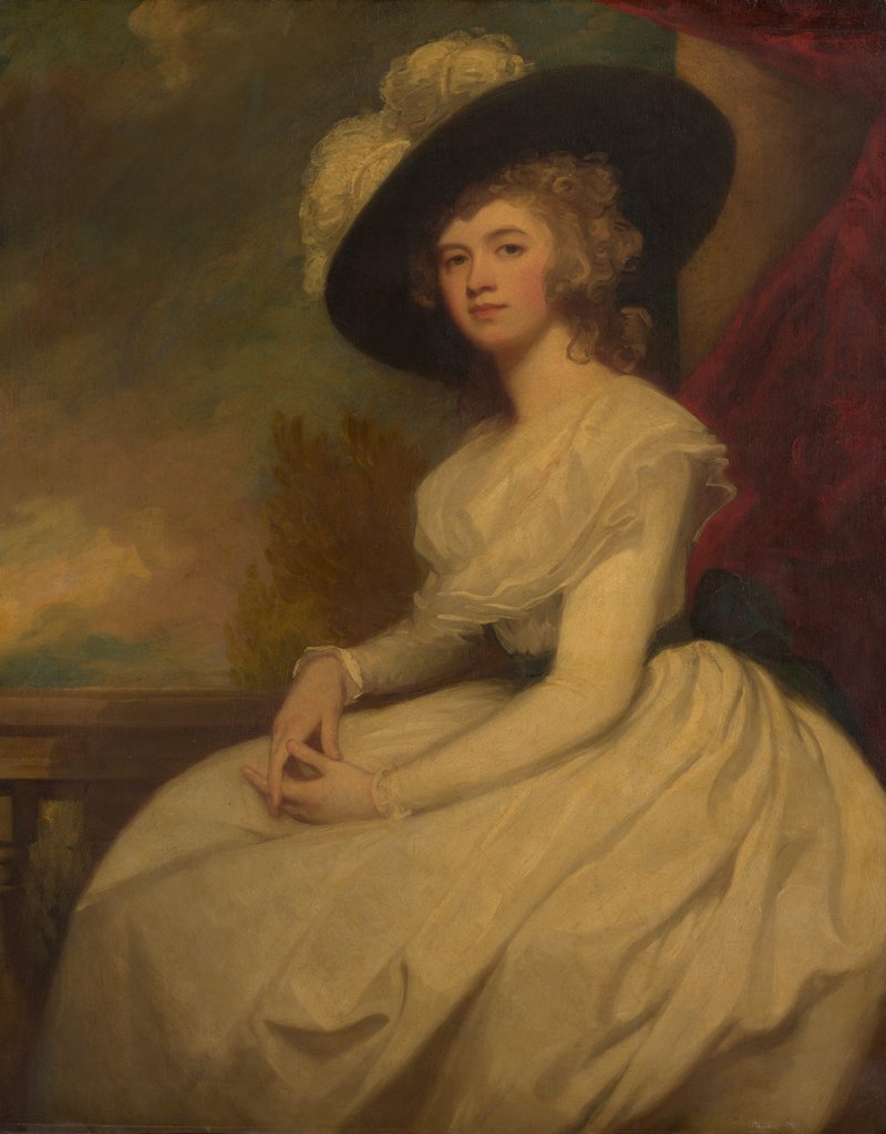 Detail of Mrs. Bryan Cooke, ca. 1787-91 by George Romney