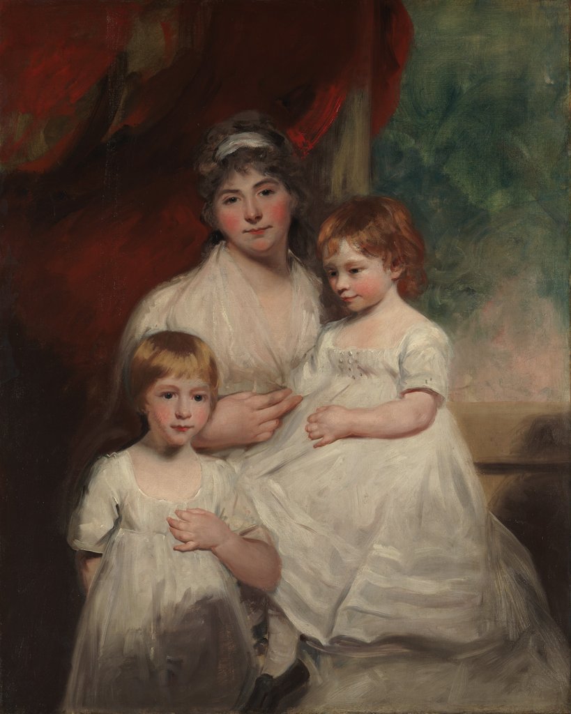 Detail of Mrs. John Garden and Her Children…, 1796 or 1797 by John Hoppner