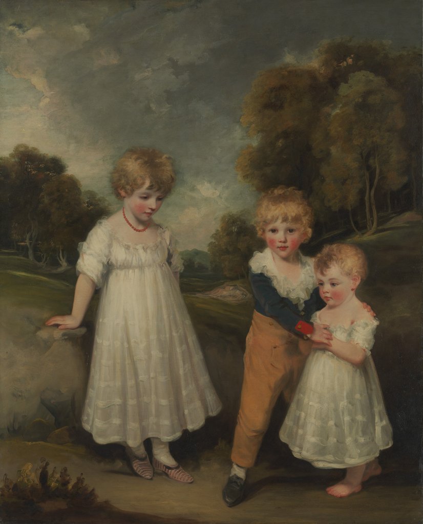 Detail of The Sackville Children, 1796 by John Hoppner