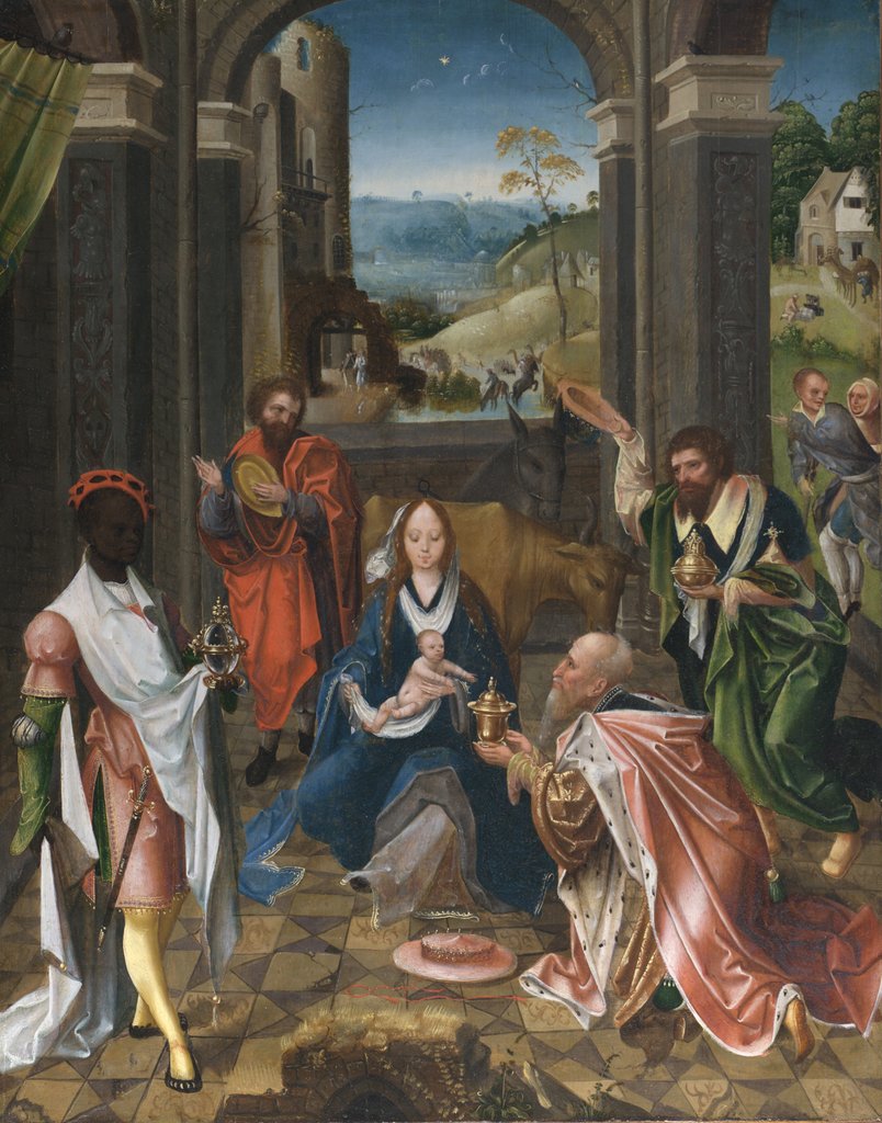 Detail of The Adoration of the Magi by Unknown