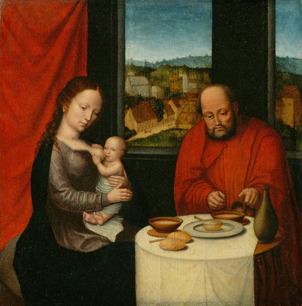 Detail of Virgin and Child with Saint Joseph, second half 16th century by Unknown